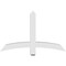 Ekena Millwork Bellingham Architectural Grade PVC Gable Bracket, 48"W x 30"H x 4"D x 4"F, 15/12 Pitch GBP048X30X0404BEL00 - alternate 2